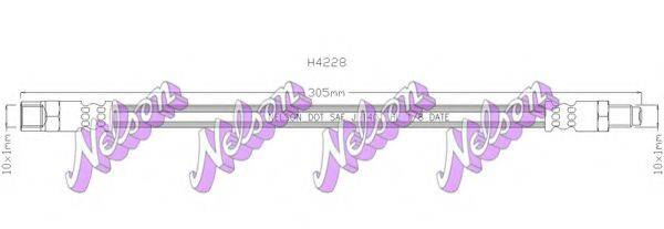 BROVEX-NELSON H4228 Гальмівний шланг