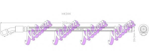 BROVEX-NELSON H4344 Гальмівний шланг