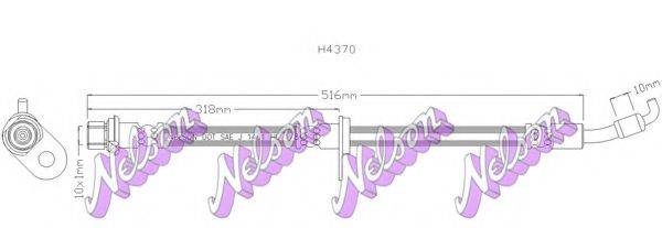BROVEX-NELSON H4370 Гальмівний шланг