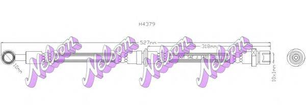 BROVEX-NELSON H4379 Гальмівний шланг