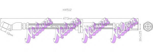 BROVEX-NELSON H4512 Гальмівний шланг