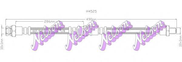 BROVEX-NELSON H4525 Гальмівний шланг