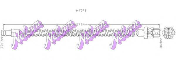 BROVEX-NELSON H4572 Гальмівний шланг