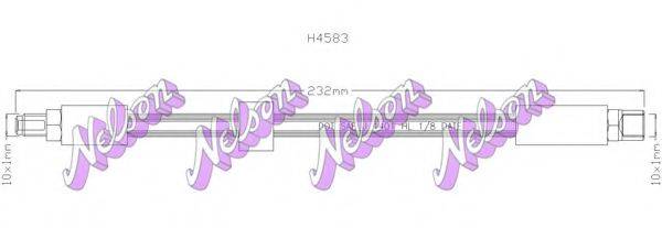 BROVEX-NELSON H4583 Гальмівний шланг
