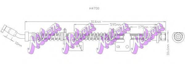 BROVEX-NELSON H4700 Гальмівний шланг