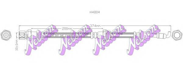 BROVEX-NELSON H4804 Гальмівний шланг