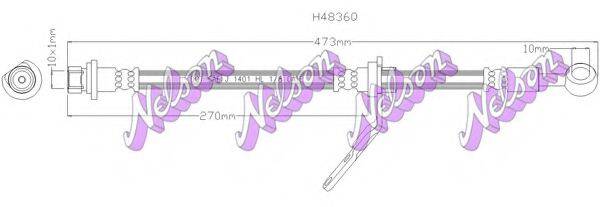 BROVEX-NELSON H4836Q Гальмівний шланг