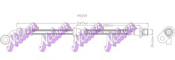 BROVEX-NELSON H5214 Гальмівний шланг