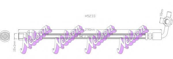 BROVEX-NELSON H5233 Гальмівний шланг