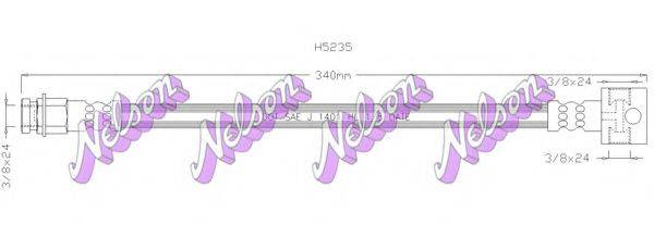 BROVEX-NELSON H5235 Гальмівний шланг