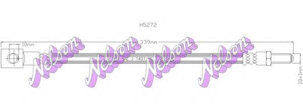 BROVEX-NELSON H5272 Гальмівний шланг
