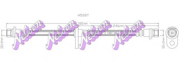 BROVEX-NELSON H5287 Гальмівний шланг