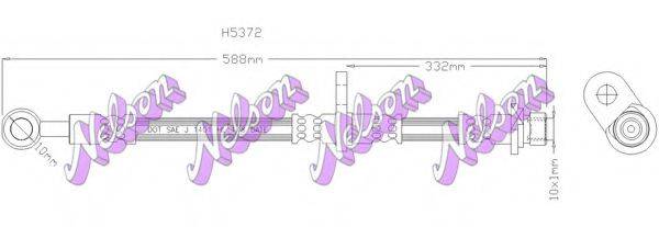 BROVEX-NELSON H5372 Гальмівний шланг