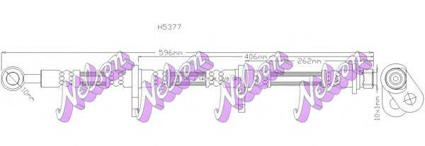 BROVEX-NELSON H5377 Гальмівний шланг