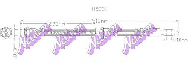 BROVEX-NELSON H5381 Гальмівний шланг