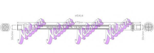 BROVEX-NELSON H5414 Гальмівний шланг