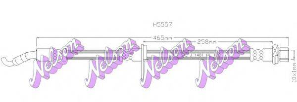 BROVEX-NELSON H5557 Гальмівний шланг