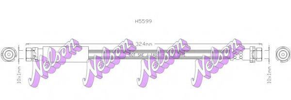 BROVEX-NELSON H5599 Гальмівний шланг