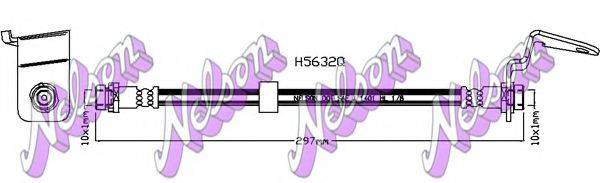 BROVEX-NELSON H5632Q Гальмівний шланг