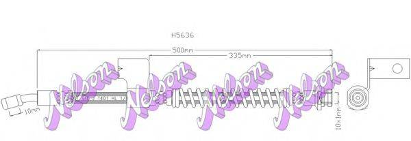 BROVEX-NELSON H5636 Гальмівний шланг
