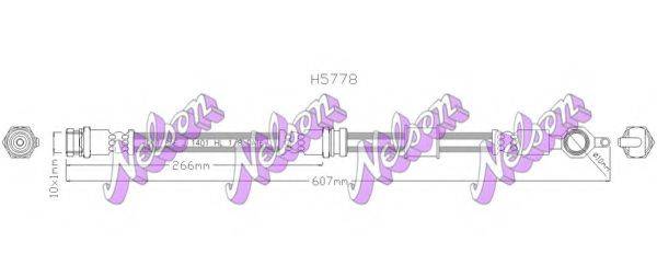 BROVEX-NELSON H5778 Гальмівний шланг