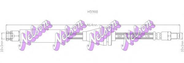 BROVEX-NELSON H5908 Гальмівний шланг