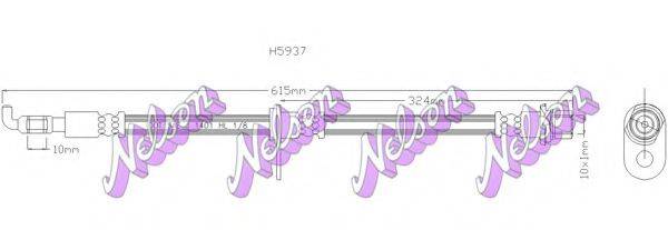 BROVEX-NELSON H5937 Гальмівний шланг
