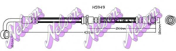 BROVEX-NELSON H5949 Гальмівний шланг