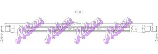 BROVEX-NELSON H6002 Гальмівний шланг