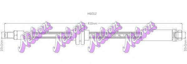 BROVEX-NELSON H6012 Гальмівний шланг