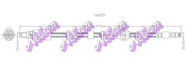 BROVEX-NELSON H6025 Гальмівний шланг