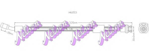 BROVEX-NELSON H6053 Гальмівний шланг
