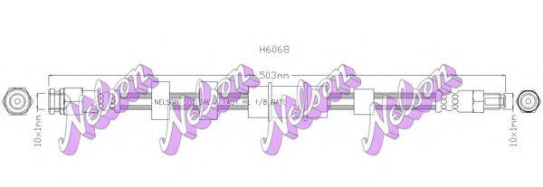 BROVEX-NELSON H6068 Гальмівний шланг