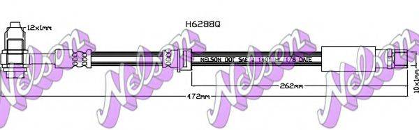 BROVEX-NELSON H6288Q Гальмівний шланг