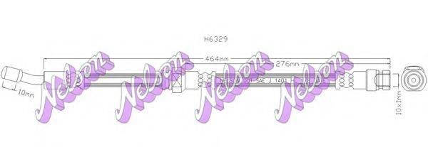 BROVEX-NELSON H6329 Гальмівний шланг