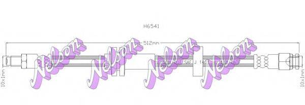 BROVEX-NELSON H6541 Гальмівний шланг