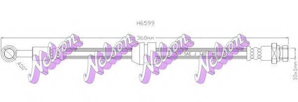BROVEX-NELSON H6599 Гальмівний шланг