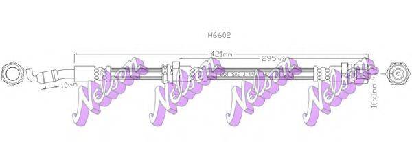 BROVEX-NELSON H6602 Гальмівний шланг