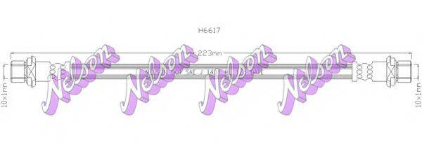 BROVEX-NELSON H6617 Гальмівний шланг