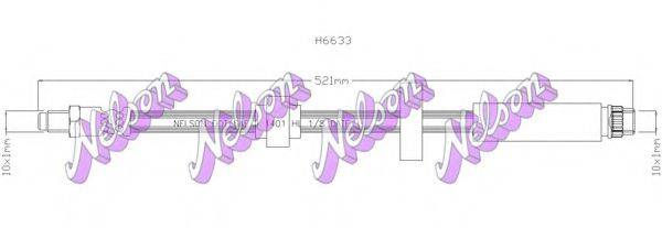 BROVEX-NELSON H6633 Гальмівний шланг