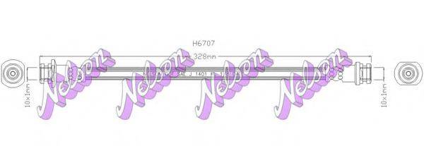 BROVEX-NELSON H6707 Гальмівний шланг
