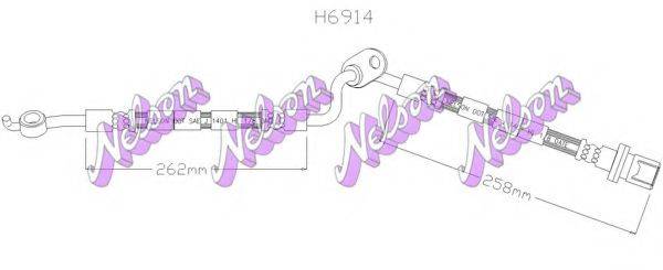 BROVEX-NELSON H6914 Гальмівний шланг