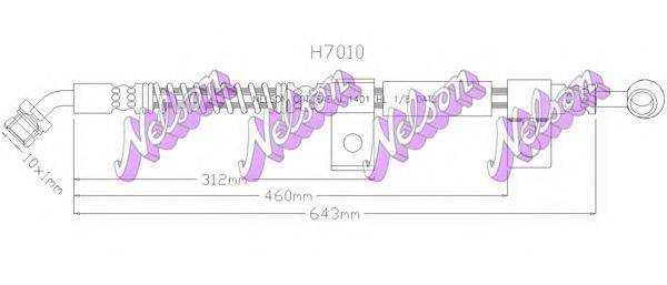 BROVEX-NELSON H7010 Гальмівний шланг