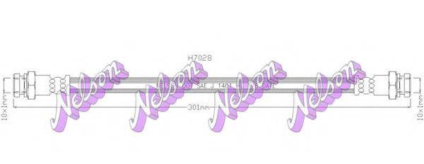 BROVEX-NELSON H7028 Гальмівний шланг