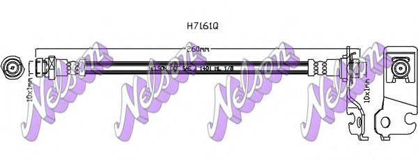BROVEX-NELSON H7161Q Гальмівний шланг