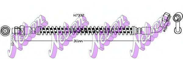 BROVEX-NELSON H7332 Гальмівний шланг