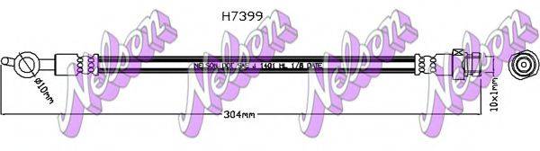 BROVEX-NELSON H7399 Гальмівний шланг