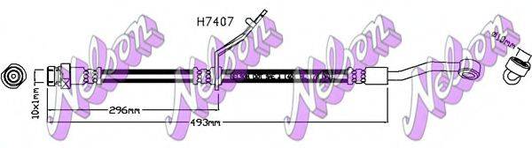 BROVEX-NELSON H7407 Гальмівний шланг