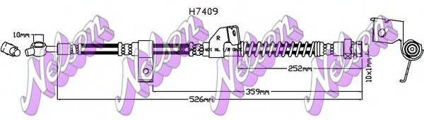 BROVEX-NELSON H7409 Гальмівний шланг