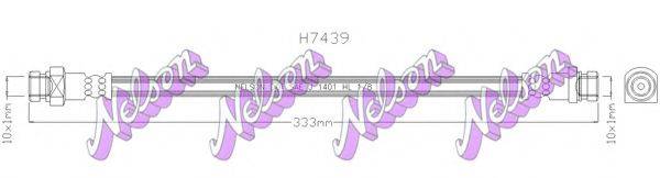BROVEX-NELSON H7439 Гальмівний шланг
